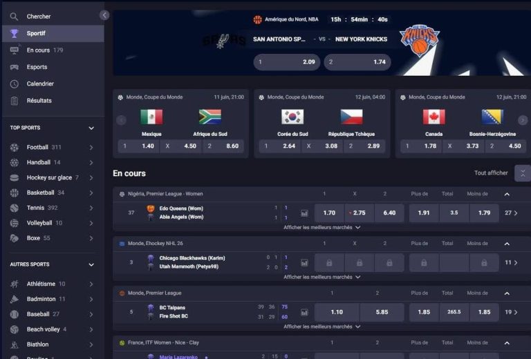 Gambiva Casino paris sportifs